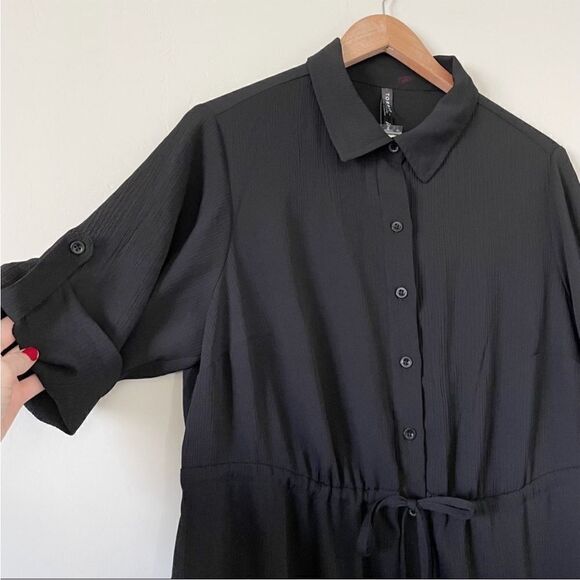 Torrid CRINKLED MaXI SHiRT DRESS SWIM COVERUP 🏝️ - Picture 6 of 7